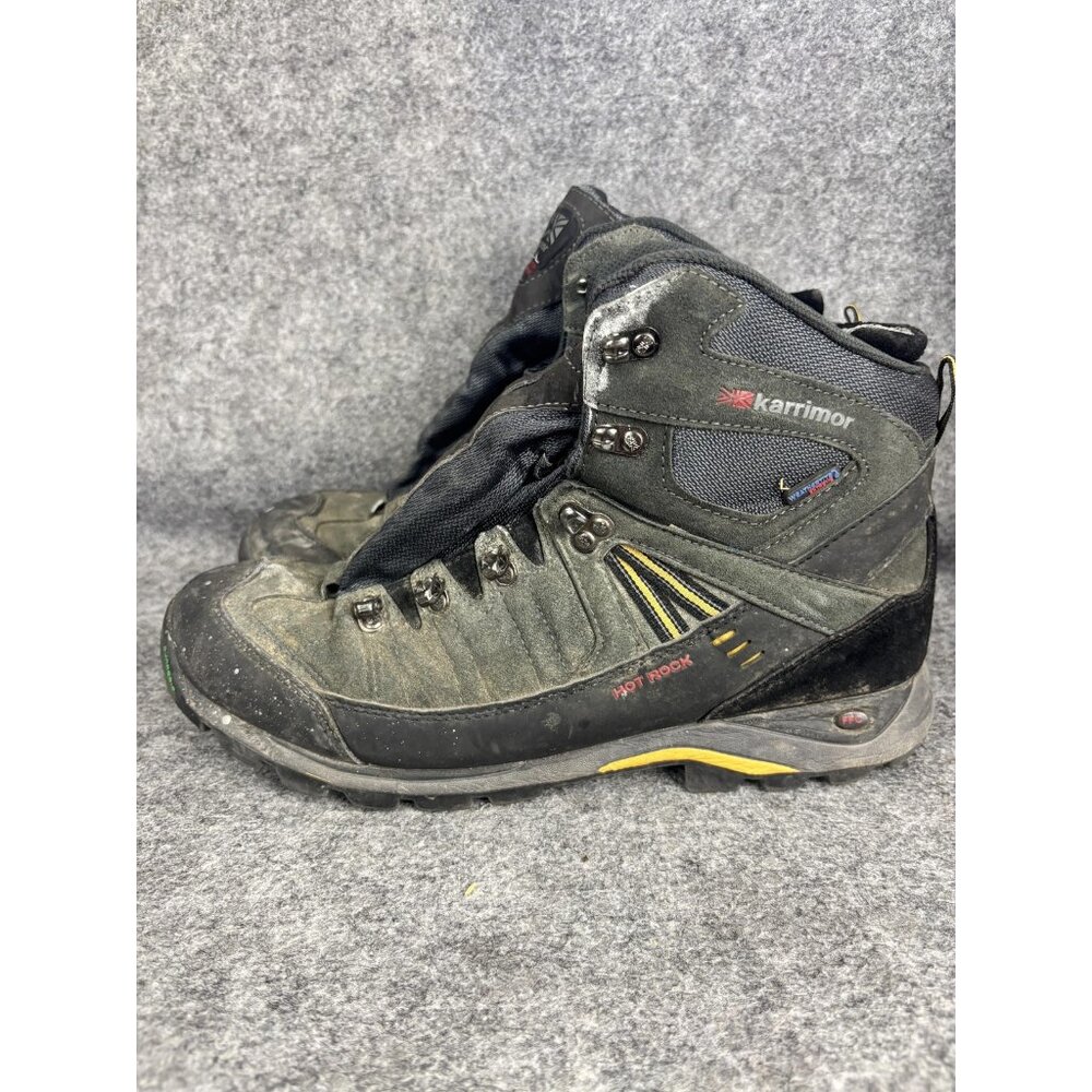 Karrimor Hot Rock Mid III Boots Mens Size 12 Black Suede Waterproof XTR Hiking